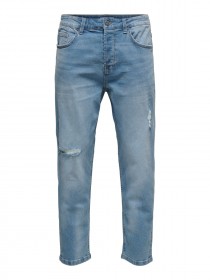 Avi Beam Crop L Blue Dam Pk 0773 Jeans