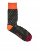 Slate Dot Sock