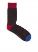 Slate Dot Sock