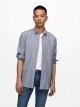 Caiden Shirt Long Sleeves, Linen Woven