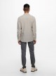 Caiden Shirt Long Sleeves, Linen Woven