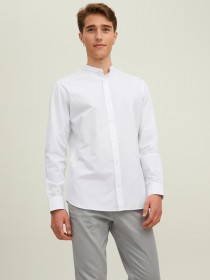 Joe Basic Shirt Long Sleeves, Mao Collar