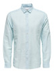 Caiden Shirt Long Sleeves, Linen Woven