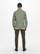Caiden Shirt Long Sleeves, Linen Woven