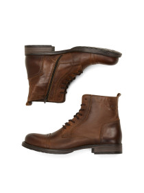 Russel Leather Boot, Brown Colour