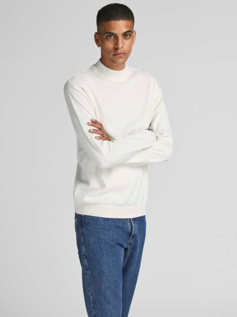 Jersey de JACK & JONES - JjeBasic Mock Punto, Cuello Alto