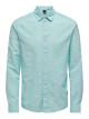 Caiden Shirt Long Sleeves, Linen Woven