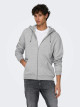 Ceres Zip Thr. Sweat Cardigan