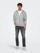 Ceres Zip Thr. Sweat Cardigan