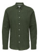 Caiden Shirt Long Sleeves, Linen Woven